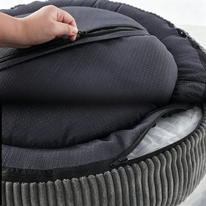 Factory Wholesale Washable Round Soft Fashion Pet <b>Dog</b> Cat <b>Bed</b> Cave <b>Sofa</b> All Seasons High Quality <b>for</b> Living Room Bedroom - Product Image 5