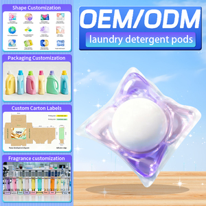 Lessives en dosettes écologiques, à base de plantes, sans phosphates, sans parabènes, compatibles fosses septiques, pour lave-linge HE et tous les types de lavage/nettoyage - Product Image 1