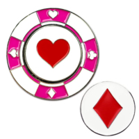 Vente en gros Offre Spéciale, 25mm, 40mm, marqueurs magnétiques de balle de golf en métal de haute qualité avec logo personnalisé