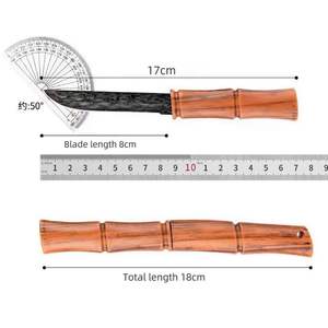 2025 наружный складной нож в форме бамбука дамасский нож высококачественный карманный нож - Product Image 6