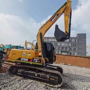 Excavadora Usada SANY SY135C de 13.5 Toneladas, Excavadora de Alta Potencia de Excavación SANY 135 SY135C de China, Excavadora de Orugas de 13.5 Toneladas - Product Image 3