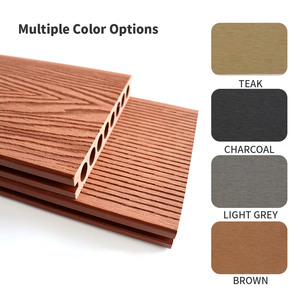 Revêtement de terrasse WPC moderne de haute qualité, grain de bois, résistant à l'usure, panneaux composites 3D embossés, imperméables, pour <span class=keywords><strong>piscine</strong></span>, patio extérieur - Product Image 3