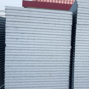 प्रीफैब्रिकेटेड बिल्डिंग और स्टील संरचना घर के लिए फायरप्रूफ इन्सुलेटेड फोम सैंडविच छत पैनल - Product Image 3