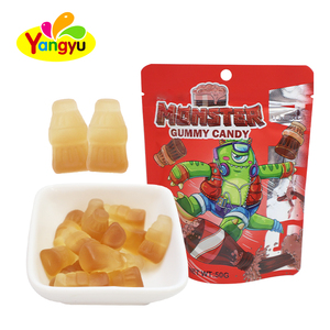 Monstre de bonbons de vente chaude emballé dans un récipient en forme de cola saveur douce et aigre-douce - Product Image 1