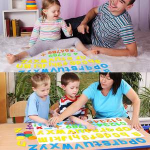 Juguetes de aprendizaje para niños pequeños letras de fieltro alfabeto fonético juguetes innovadores juegos inteligentes para niños en edad preescolar - Product Image 5