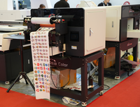 Impresora UV A3 de 30cm x 40cm, impresora UV DTF de alta calidad, cámara CCD 4 en 1, máquinas de impresora de rollo de botella cilíndrica plana