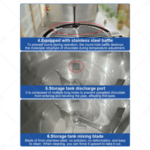 Đại Dương Công Nghiệp Tùy Chỉnh Tự Động Dọc Temperer Sô Cô La Nóng Chảy Máy Temper Sô Cô La - Product Image 4