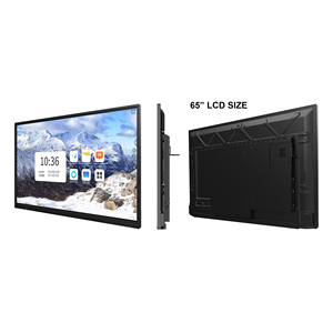 EU จอสมาร์ท LED 4K ขนาด 86 นิ้ว พร้อมไวท์บอร์ดแบบอินเทอร์แอคทีฟ หน้าจอสัมผัส อัตราส่วนภาพ 16:9 สีดำ รองรับการเขียนด้วยปากกา/นิ้วมือ ระบบแอนดรอยด์ - Product Image 3