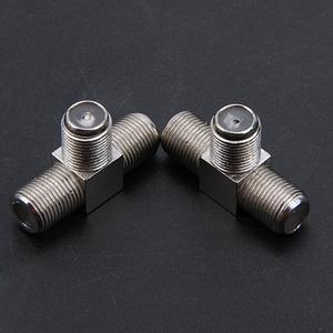 F Female до 2 F женский разъем тройной T RF адаптер Коннектор 3-х полосная сплиттер - Product Image 4