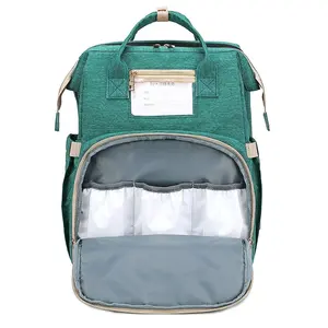 Muestra gratuita Bolso de maternidad multiusos, plegable e impermeable, para cochecito, pañalera, mochila cama y moisés - Product Image 4