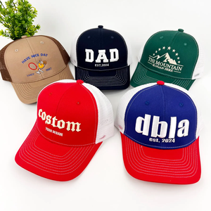 Gorras de Béisbol Personalizadas <span class=keywords><strong>con</strong></span> Logotipo Bordado, 6 Paneles, Malla Deportiva, 100% Algodón, Unisex, Gorras Trucker Deportivas <span class=keywords><strong>con</strong></span> Cierre a Presión - Product Image 4