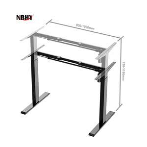 Escritorio ajustable en altura de elevación eléctrico moderno Soporte de asiento convertible barato o función de elevación - Product Image 3