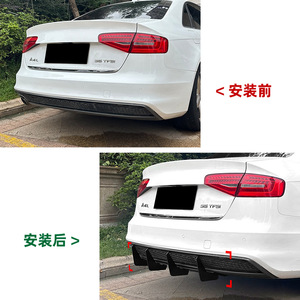 Alerón Trasero para Audi A4 B8.5 Sline 2013-2016, Estilo Tuning, Color Negro Mate, Modificación Exterior - Product Image 4