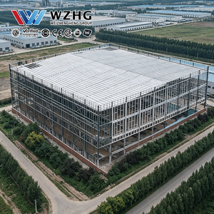 Edificio Industrial Moderno con Estructura de Acero para Almacenamiento y Aplicaciones de Fabricación - Product Image 1