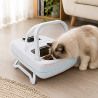 Mangeoire pour chat en acier inoxydable, intelligente, hygiénique, individuelle, personnalisée, pour régimes alimentaires spéciaux