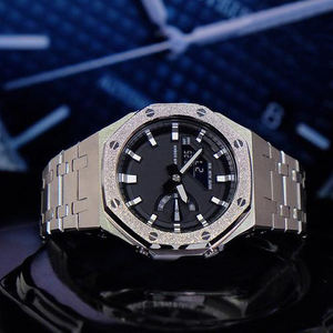 Mod de acero inoxidable esmerilado de moda de lujo Kit Mod accesorio para <span class=keywords><strong>relojes</strong></span> de pulsera <span class=keywords><strong>Gshock</strong></span> GA2100 GA2110 - Product Image 5