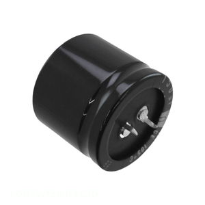 Distribuidor Autorizado, Condensador de Aluminio CAP ALUM 150UF 20% 450V SNAP TH, Montaje a Través de Orificio, LGR2W151MELC30, 150 uF - Product Image 1