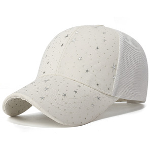 Gorra de béisbol para mujer Starry <span class=keywords><strong>Sky</strong></span> Fashion, visera de malla personalizada para primavera y verano - Product Image 4