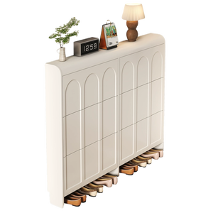 Gabinete <span class=keywords><strong>de</strong></span> Zapatos blanco con tocadiscos ultrafino, gabinete <span class=keywords><strong>de</strong></span> <span class=keywords><strong>entrada</strong></span> Interior <span class=keywords><strong>de</strong></span> puerta <span class=keywords><strong>de</strong></span> <span class=keywords><strong>casa</strong></span> 2025 nuevo modelo <span class=keywords><strong>de</strong></span> almacenamiento caliente en Zapatero doméstico - Product Image 5
