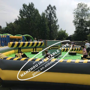 Location de <span class=keywords><strong>jeu</strong></span> de fête en plein air, parcours d'obstacles Wipeout, <span class=keywords><strong>gonflable</strong></span>, en PVC, couleur et taille personnalisables pour 8 joueurs - Product Image 4