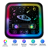 Lampe de plafond LED RGB 64 couleurs Symphony avec haut-parleur et lumière d'ambiance pour lecture