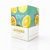 Boîte d'emballage en carton auto-élevable en papier recyclé imprimé couleur personnalisée, qualité alimentaire, pour fruits secs et thé