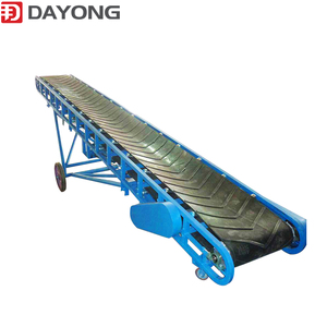 Çimento endüstrisi için besleme hunisi ile fabrika özel ağır madencilik cevheri dişli bant konveyör - Product Image 2