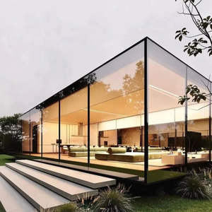 <span class=keywords><strong>Serre</strong></span> préfabriquée Yuantai pour hôtel, toutes saisons, extérieure, toit incliné, imperméable, véranda en verre - Product Image 5