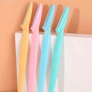 Multi Color Eyebrow Trimmer Women's Exfoliating Razor <b>Face</b> Hair Remover - Product Image 1