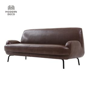 Faux Lederen Bank Modern 3-zits Bruin Voor Woonkamer - Product Image 4