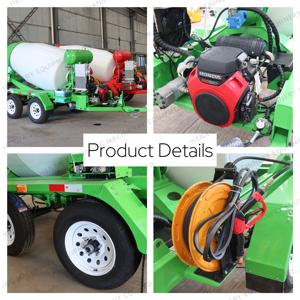 Trailer Mixer Beton Mesin EPA Kustom 1.5/1.75 Yard Kubik Drum Pencampur Semen Harga Kompetitif - Product Image 2