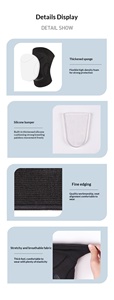 Nouvelles genouillères en silicone éponge pour l'extérieur, genouillères de sport pour hommes, antidérapantes, genouillères de sport pour femmes, protection du ménisque, protège-jambes - Product Image 5