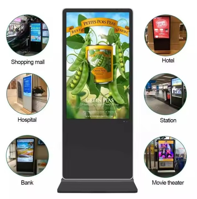 43/49/55/65/75/85/86 Inch Outdoor 4K Capacitive Touch Screen LCD Panel Display Android Totem Advertising Digital Signage Kiosk