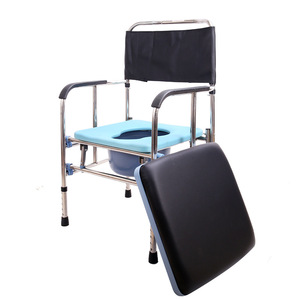 <b>Folding</b> <b>commode</b> chair, portable toilet for home use, for the elderly, pregnant women, and disabled; portable <b>commode</b> stool. - Product Image 1
