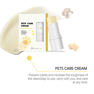 Baume de patte d'animal familier de lissage naturel et biologique de marque privée d'OEM pour des chiens crème de protection crue sèche et rugueuse de patte d'animal familier - Product Image 5