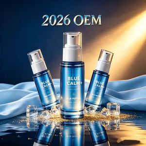Sérum Facial Peptidique Bleu Marque Blanche Léger Non Gras Améliore l'Éclat de la Peau Tous Types de Peau Soin Jour Nuit ODM Vente en Gros - Product Image 4