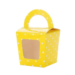 กล่องคัพเค้กสำหรับขายส่ง กล่องบรรจุภัณฑ์เบเกอรี่แบบมีหน้าต่างใส - Product Image 5