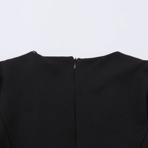 Vestido Mini Personalizado 2026 para Mujer con Detalle de Lazo, Cuello en V, Manga Corta, Corte Ajustado, Estilo Línea A, Vestido de Verano con Lazo Delantero, Fabricación OEM/ODM en China - Product Image 6