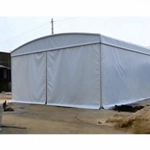 Tente pliante pour activités de grande envergure 10*20m, utilisation simple, structure robuste et durable, tente à ouverture par poussée et traction pour le stockage, auvent rétractable - Product Image 4
