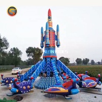 Équipement de parc d'attractions, balades pour enfants, machine de jeu de balançoire fonctionnant avec des pièces de monnaie, avion de haut en bas
