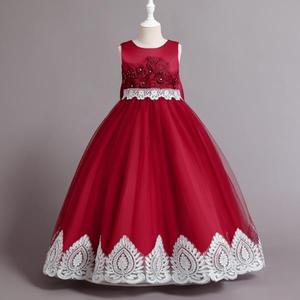 Elegante Vestido <span class=keywords><strong>de</strong></span> Satén Floral sin Espalda para <span class=keywords><strong>Niñas</strong></span> <span class=keywords><strong>de</strong></span> 12 a 13 Años, Atuendo Formal para Fiesta <span class=keywords><strong>de</strong></span> Cumpleaños Infantil para Primavera - Product Image 3