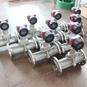 Pengukur aliran profesi Digital koneksi Flanged OEM, kecepatan aliran <span class=keywords><strong>Gas</strong></span> udara Stainless Steel - Product Image 5