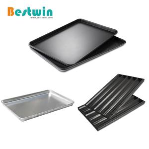 Plaque de cuisson en aluminium antiadhésive perforée pour baguette, viande, pain, 16''x24'' - Product Image 3