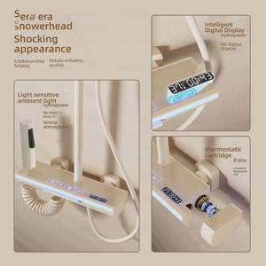 Wayon Bathroom Products Shower Sets Digital Display Piano Key Bathroom Mixer <strong>Tap</strong> 4 Functions Rainfall Shower Set - Product Image 2