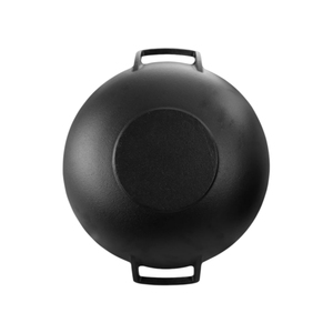 <span class=keywords><strong>Wok</strong></span> de Hierro Fundido Pre-Sazonado con Tapa de Madera para Cocinar a la Salteada - Product Image 5
