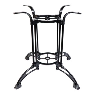 Bàn cơ sở công nghiệp làng retro vòng Cà phê ăn uống thanh Nhà hàng đồ nội thất chân kim loại thép đen gang bảng căn cứ - Product Image 5