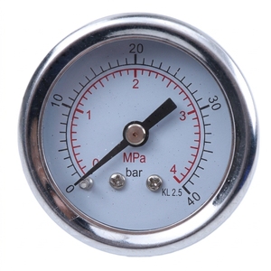 Manomètre haute pression en acier inoxydable à raccordement arrière, multi-gammas, pour eau, gaz, huile et air – Meilleures ventes - Product Image 3