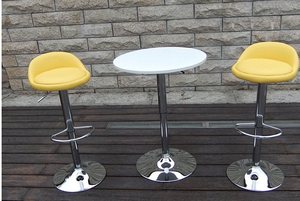 Tables de restaurant modernes meubles industriels de <span class=keywords><strong>cuisine</strong></span> table de bar pub à hauteur réglable en métal minimaliste en fer bar Tavolino - Product Image 2