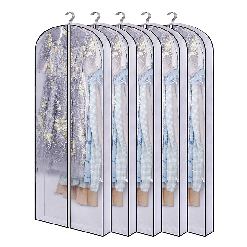 60 ''подвесные сумки для одежды для шкафа, прозрачная сумка для платьев, костюмов