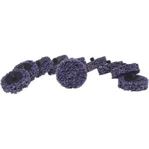 KS <b>TOOLS</b> - 515.5086 Grinding pads, ø50mm, Strip Rad violet (10 pcs) - EAN 4042146548363 <b>ABRASIVES</b> - Product Image 1